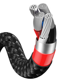 Baseus Cable Year of the Tiger 3 in 1 - USB to Type C, Lightning, Micro USB - 3,5A 1,2 metres (CASX010001) black Baseus Cable Year of the Tiger 3 in 1 - USB to Type C, Lightning, Micro USB - 3,5A 1,2 metres (CASX010001) black
